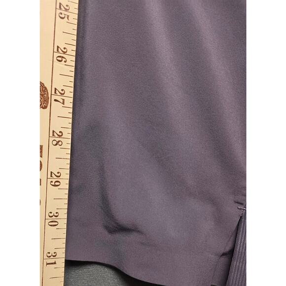 Athleta Brooklyn Mid Rise Ankle Pants Womens 12T Tall Purple Stretch Pull On - Picture 5 of 10